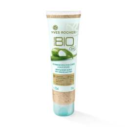 Zachte bodypeeling met biologische aloë vera
