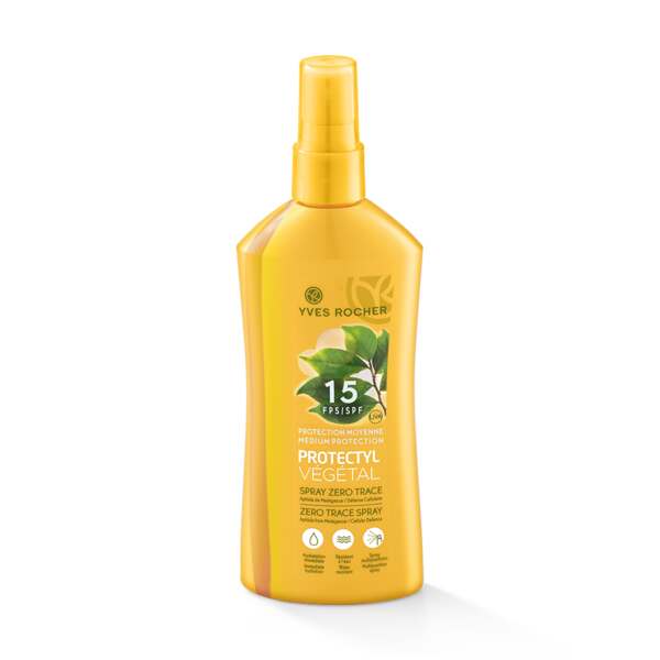 Transparante zonnespray - Medium bescherming SPF 15