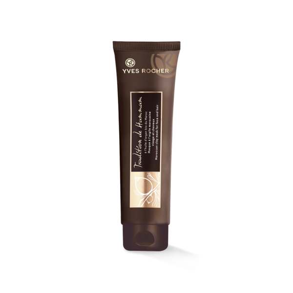 Yves rocher tradition de hammam marokkaans kleimasker voor gezicht en haar