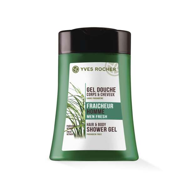 Bodyshampoo voor lichaam & haar met verfrissende vetiver