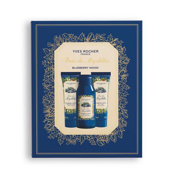 Yves Rocher - XMAS Limited Edition - Verzorgingsset 3-delig - Bosbessenbos