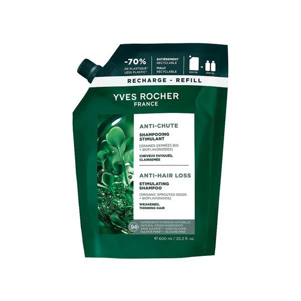 Yves Rocher Eco-Navulling Stimulerende shampoo