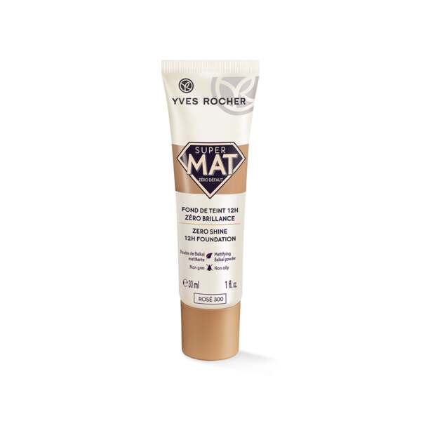 Super Mat 12H foundation Zero Shine Rosé 300