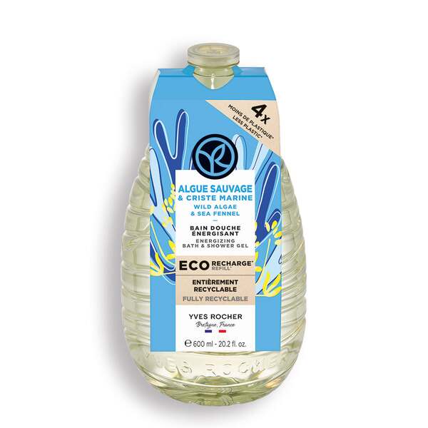 Eco-Navulling Bad- en Douchegel Wilde Algen &amp; Zeevenkel