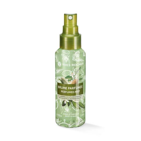 Geparfumeerde spray voor lichaam en haar - Amandel &amp; Oranjebloesem