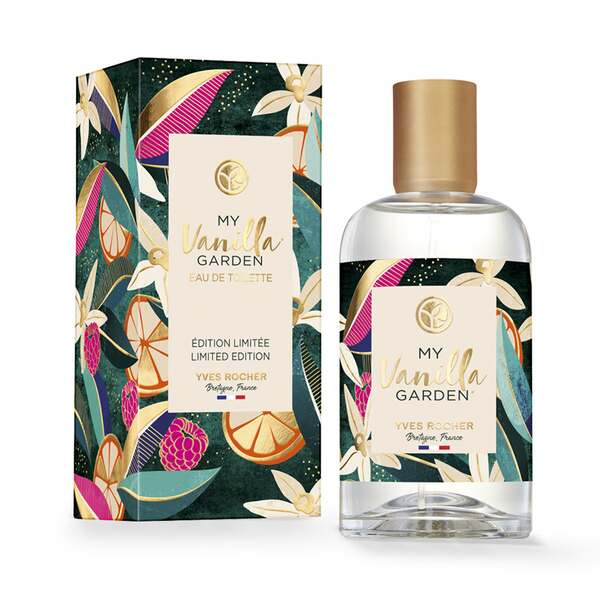 YVES ROCHER - Eau de Toilette Vanilla Garden - Damesparfum 100ml in geschenk verpakking