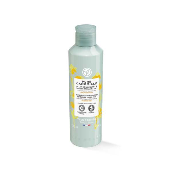 Reinigingsmelk en kalmerende lotion 2-in-1 - Pure Camomille