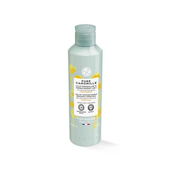 Reinigingsmelk en kalmerende lotion 2-in-1 Pure Camomille