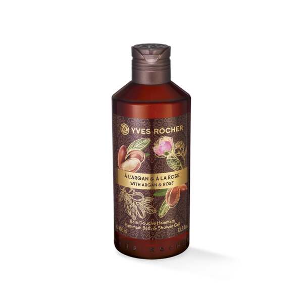 Hammam bad- en douchegel met Argan en Roos - 400 ml