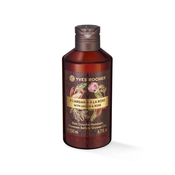 Hammam bad- en douchegel met Argan en Roos - 200 ml