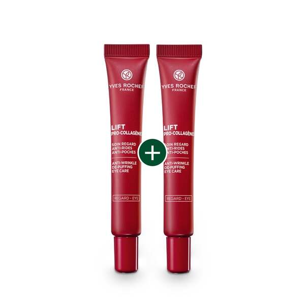 Yves Rocher 1+1 Anti-rimpel Anti-wallen oogcontourcrème