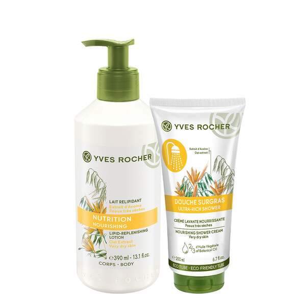 Voedende set - Douchecrème voor maar €1,- extra