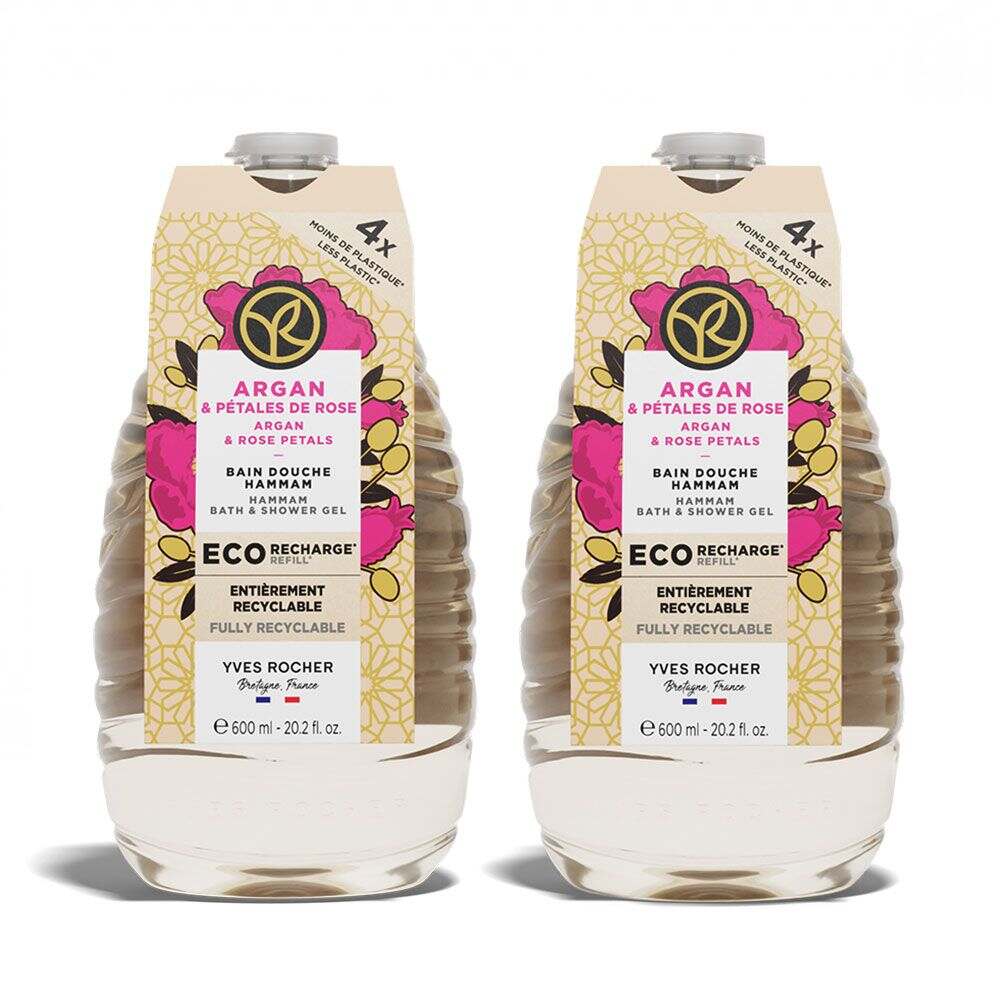 Eco-Navulling set Argan & Rozenblaadjes