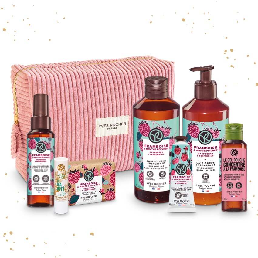 Verzorgingsset framboos & pepermunt